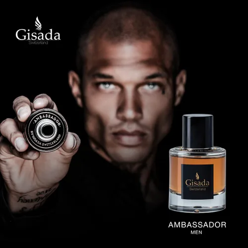 Vista 4 de Gisada - Ambassador Men 1.7oz (1.7 fl oz) Eau de Parfum Perfume para hombre Fragancia picante, vibrante, fresca y potente Aroma de larga