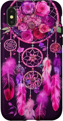 Vista 5 de Feather and Flower Dream Catcher Designed Case for iPhone 17