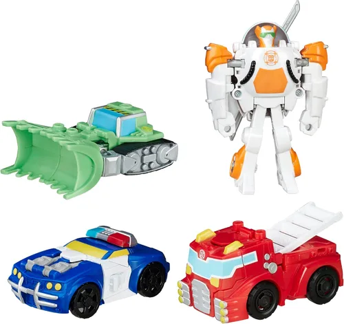 Vista 2 de Transformers Rescue Bots Griffin Rock Team Figuras de acción (exclusivo de Amazon)