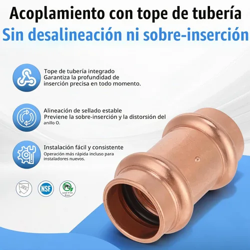 Vista 5 de Kit surtido de accesorios de presión de 1/2 pulgada
