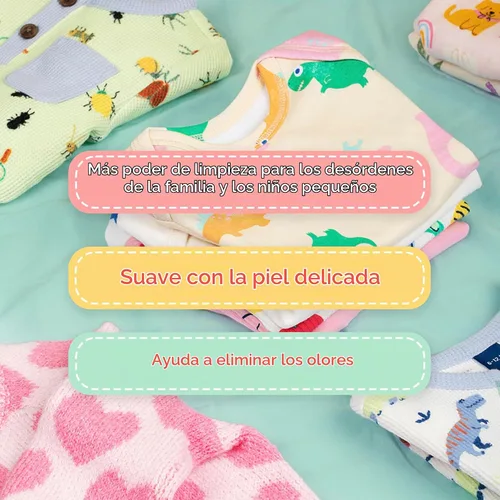 Vista 4 de Dreft Detergente líquido para ropa infantil, suave para pieles sensibles, 42 onzas líquidas, 32 cargas, paquete de 2 (el embalaje puede variar)
