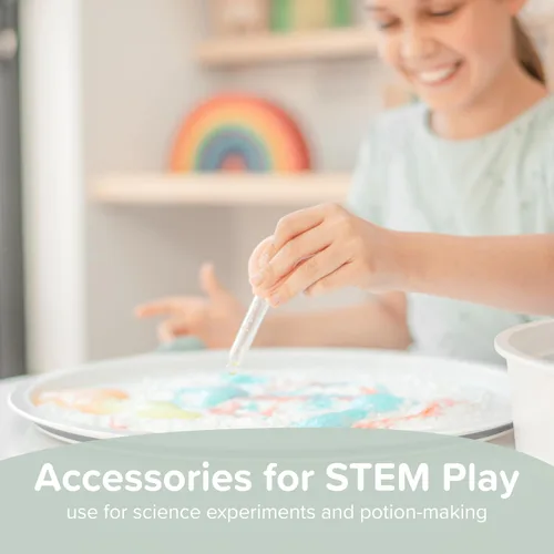 Vista 5 de Inspire My Play 6 x Goteros Líquidos Naturales para Manualidades Infantiles - Pipetas de Juego Sensorial para Niños - Juguetes y Accesorios de Juego
