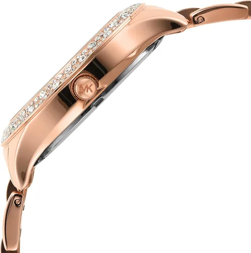Vista 2 de Michael Kors Reloj de cuarzo Liliane para mujer con correa de acero inoxidable