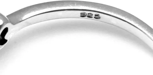 Vista 4 de Silvershake Anillo de plata de ley 925 con forma de corazón y topacio de fuego místico de 1,43 quilates