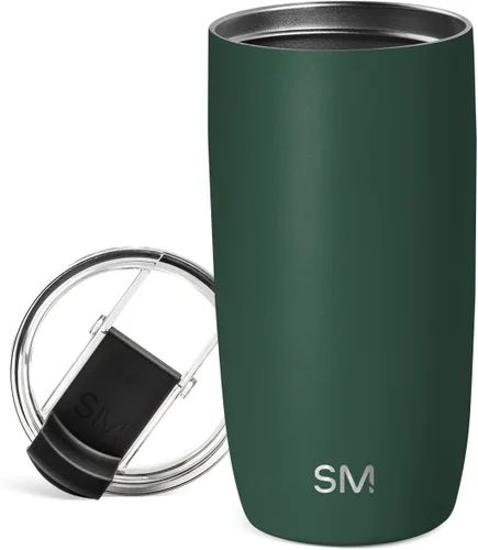 Vista 63 de Simple Modern Taza de café de viaje Tumbler con tapa abatible Reutilizable, aislada, de acero inoxidable, taza de café helado Cold Brew, termo