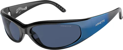 Vista 10 de ARNETTE mens An 4302 Rectangular Sunglasses Negro Gradiente Metal Azul/Azul Oscuro