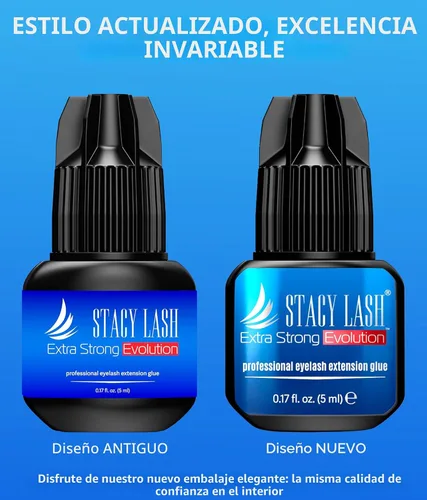 Vista 3 de STACY LASH Pegamento de extensión de pestañas de evolución extra fuerte (0.17 onzas líquidas/0.2 fl oz), secado de 0.5 a 1 segundo/retención – 8