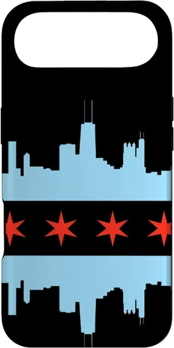 Vista 27 de Chicago Flag Skyline City of Chicago Pride Case for iPhone 17