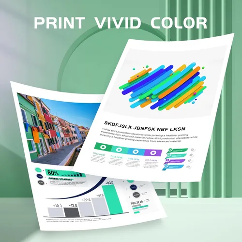 Vista 5 de ZIPRINT Paquete de 2 cartuchos de tinta 63XL de repuesto para cartuchos de tinta HP 63 63XL, color negro y color con impresora HP Officejet 3830