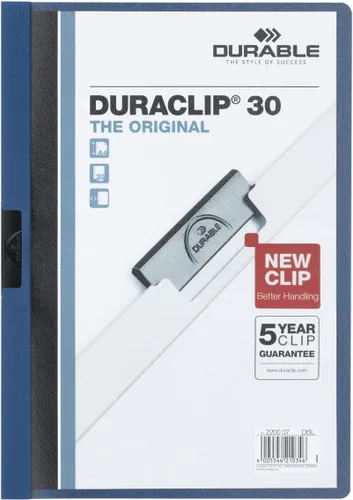 Vista 13 de Durable DURACLIP 30 - Carpeta con clip de PVC, tamaño A4, surtido