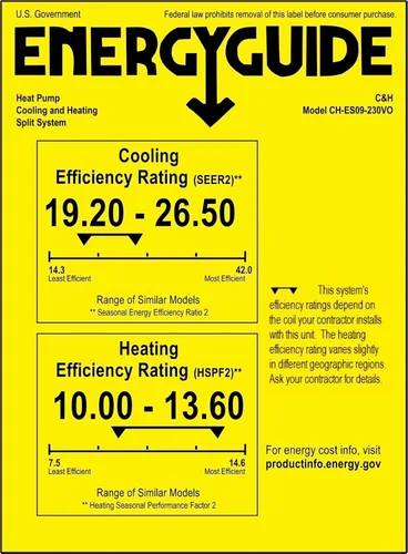Vista 8 de Cooper & Hunter Serie Olivia, 9.000 BTU, 230V, 24 SEER2, Sistema de aire acondicionado/calefacción Mini Split sin conductos, inversor de zona única