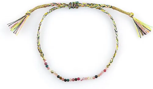 Vista 10 de Natural Beads Braided Bracelet, Energy Healing Crystals, Birthday, Gift for Her, Resizable Hand Braid Rope Thread Protection Bracelet for Men