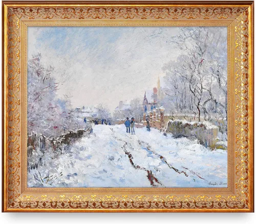 Vista 195 de A&T ARTWORK Antibes Seen from The Salis Gardens de Claude Monet Las Obras de Arte Clásico Mundial Reproducciones, Impresiones de Arte en Lienzo