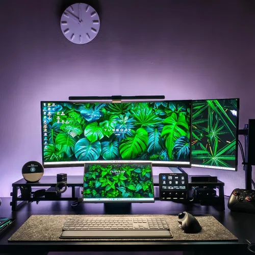 Vista 5 de Kado Paquete de 2 monitores ultrafinos para laptop de 15.6 pulgadas 1080p