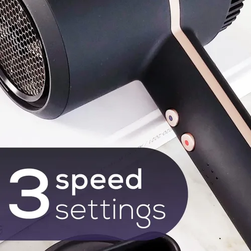 Vista 6 de Beurer HC35 - Secador de pelo compacto de 1500 W, tecnología iónica que reduce el encrespamiento, secador de pelo de viaje ligero y portátil con 4