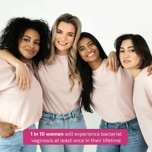 Vista 2 de Probaclac Probiótico vaginal para VB Fórmula de vaginosis bacteriana Clínicamente aprobado Reduce la recurrencia de VB Equilibra el pH