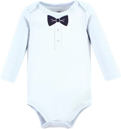 Vista 117 de Hudson Baby baby-boys Cotton Long-sleeve Bodysuits 5-pack