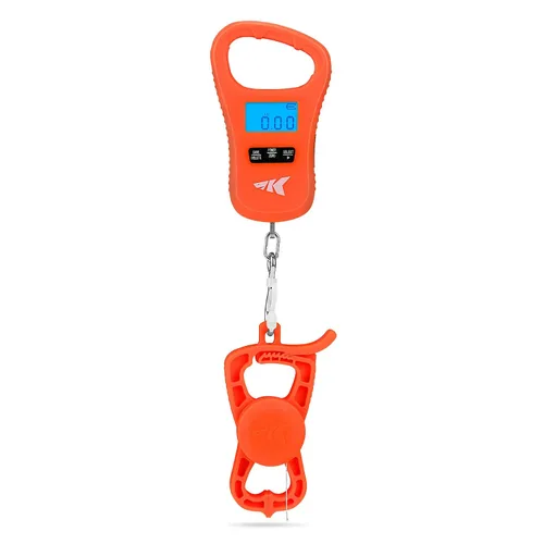 Vista 11 de KastKing ToughTide - Juego de 5 herramientas de pesca, báscula digital recargable para peces de 65 libras con agarre de labios y cinta métrica