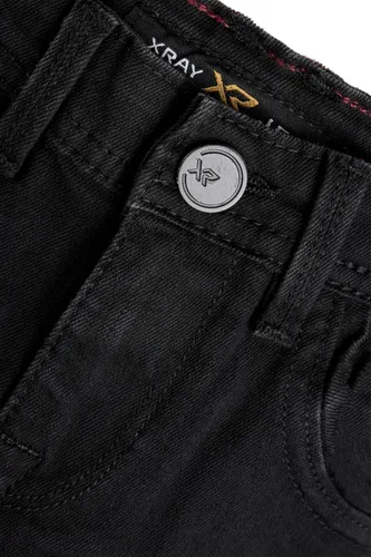 Vista 6 de X RAY Jeans desgastados para niños (2T-16), pantalones elásticos ajustados para niños grandes y pequeños, jeans rasgados para niños