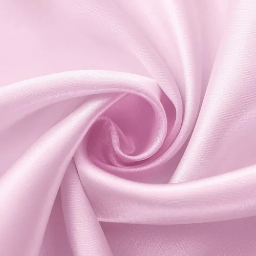 Vista 6 de Horbaunal Paquete de 12 caminos de mesa de satén rosa claro de 12 x 108 pulgadas, caminos de mesa lisos para banquetes de boda, fiesta de cumpleaños