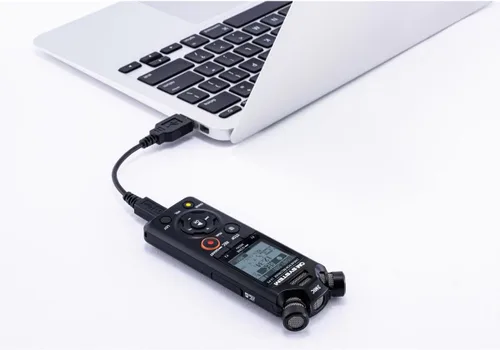 Vista 5 de OM SYSTEM Olympus LS-P5 - Grabadora PCM con 3 micrófonos tresmic, Bluetooth, modo de micrófono USB compuesto, sonido de alta resolución, filtro
