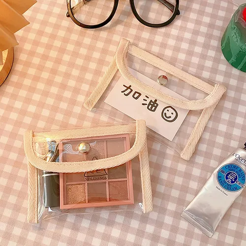 Vista 4 de AIBEARTY 4 portatarjetas transparente con purpurina impermeable, monedero, monedero, cartera, tarjetero para tarjetas de crédito, tarjetas