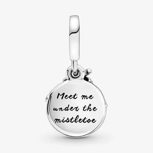 Vista 2 de Pandora Christmas Mistletoe Dangle Charm