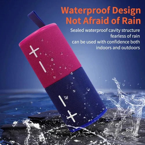 Vista 5 de Altavoz Bluetooth Magnético Divisible 2 en 1, de Colores Contrastantes, Impermeable, Doble Divisible, Portátil, Inalámbrico, Sonido Estéreo Potente
