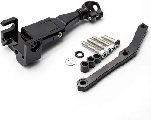 Vista 2 de FXCNC Racing motocicleta CNC amortiguador de dirección estabilizador búfer kit de montaje compatible con MT-09 MT09 FZ09 FZ-09 (no Tracer)