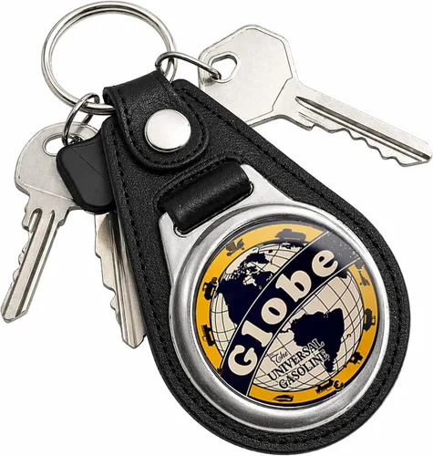 Vista 97 de Brotherhood Round Key Chain for Vintage Motor Oil, Petroleum, and