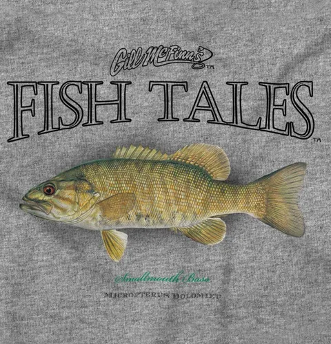 Vista 2 de Gill McFinn Smallmouth Bass Fishing Toddler Boy Girl T Shirt