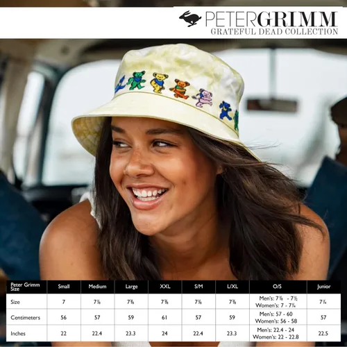Vista 3 de Peter Grimm Sombrero de pescador Grateful Dead unisex talla única