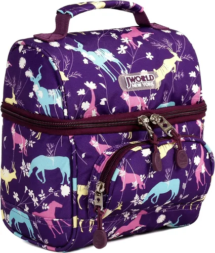 Vista 16 de J World Corey Bolsa de Almuerzo para Niños. Lonchera con Aislamiento para Niños y Niñas, Diente de León