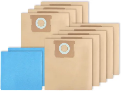 Vista 7 de Bolsas KEEPOW 19-3100 para aspiradora de 5-8 galones compatibles con Stanley, paquete de 4 bolsas de filtro desechables
