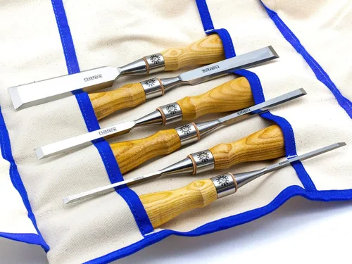 Vista 4 de Juego de 6 cinceles Narex Richter de The Woodworking Club
