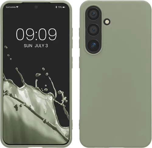 Vista 226 de kwmobile Funda compatible con Samsung Galaxy S23 - Funda protectora de silicona TPU suave y delgada - Piedra antigua