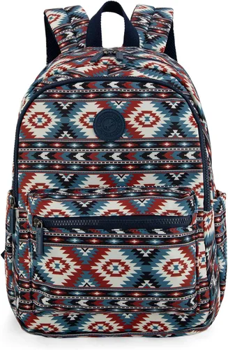 Vista 10 de Montana West - Mochila para mujeres, bolso de viaje occidental, mochila casual, mochila de día para portátil, universidad, Mediana