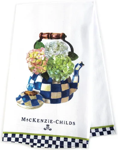Vista 8 de MACKENZIE-CHILDS Toalla de Cocina de Algodón, Toalla de Cocina Decorativa, Receta de Tarta de Manzana