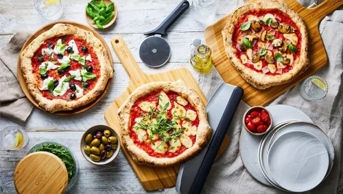Vista 8 de Ooni Pala de pizza de madera de bambú de 12 pulgadas, espátula de pizza de 12 pulgadas, tabla de cortar pizza de madera, accesorios para horno