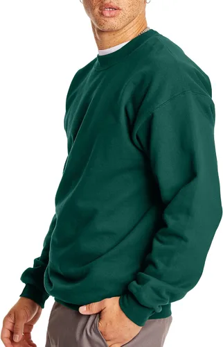 Vista 3 de Hanes Sudadera de forro polar pesada, sudadera de cuello redondo para hombre