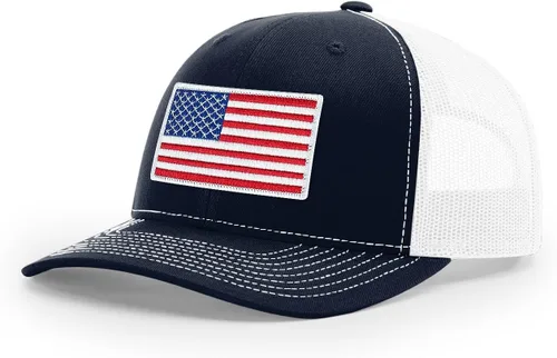 Vista 137 de Joe's USA Richardson 112 - Gorras de camionero con parche gráfico personalizado - Gorras estructuradas de cinco y seis paneles Richardson Premium