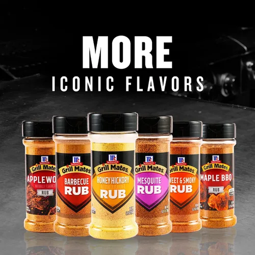 Vista 18 de McCormick Grill Mates Honey Hickory Rub, 5.75 oz