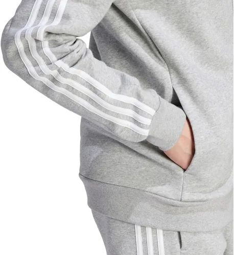 Vista 4 de adidas mens Essentials Fleece 3-stripes Full-zip Hoodie