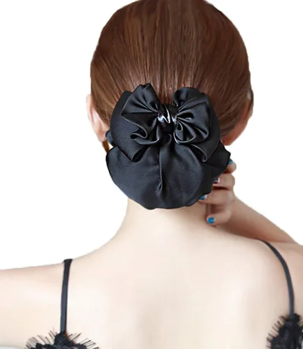 Vista 2 de Pinza para el pelo para mujer, cinta 3D profesional, moño, red de chignon, red de pelo 3D, lazo 3D, decoración de lazo, accesorios para el cabello