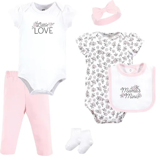 Vista 61 de Hudson Baby Juego de canastilla de algodón unisex para bebé Arcos de ballet Bunny
