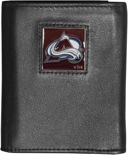 Vista 18 de Siskiyou Sports NHL Executive Cartera de cuero genuino de tres pliegues
