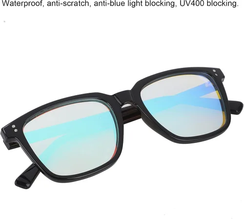 Vista 4 de Lentes de corrección de daltonismo, lentes de daltonismo rojo-verde, marco completo, universales para hombres y mujeres, revestimiento especial