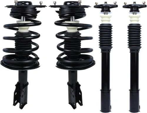 Vista 12 de Detroit Axle - 4 piezas de soportes para Toyota 2004 2005 2006 2007 2008 2009 Prius, soportes delanteros y traseros con resortes helicoidales