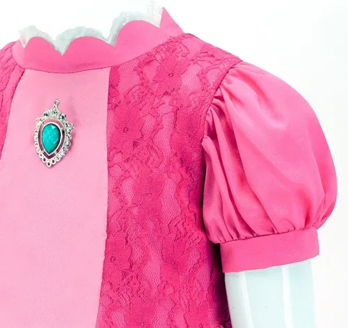 Vista 4 de GZ-LAOPAITOU Princess Dress for Girls Princess Costume Kids Halloween Cosplay Birthday Party Dress Up Costume