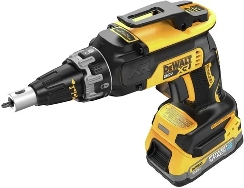 Vista 3 de DEWALT Pistola de tornillos para paneles de yeso de 20V MAX, batería y cargador incluidos (DCF630E1)